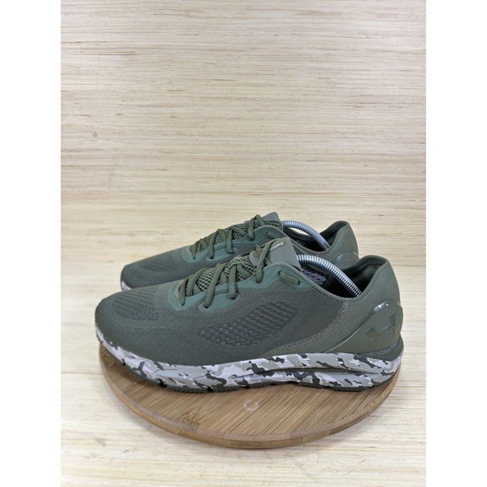 Under Armour HOVR Sonic 5 OPS Green Camo Athletic Running Shoes Mens 12